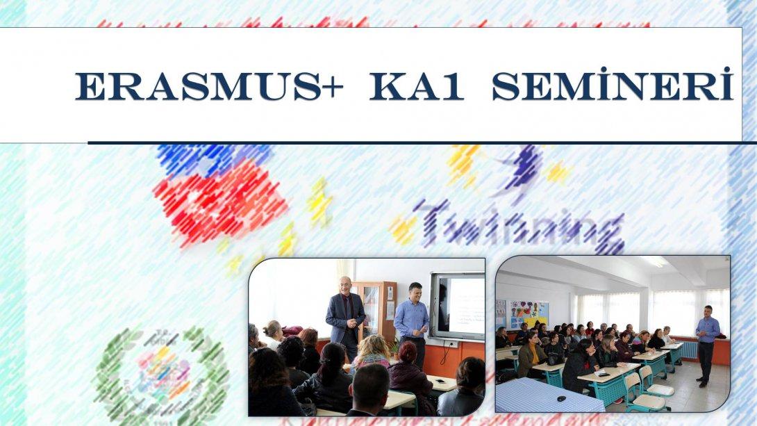 Öğretmenlerimize Erasmus+ Projeleri Bilgilendirme Semineri Gerçekleştirildi