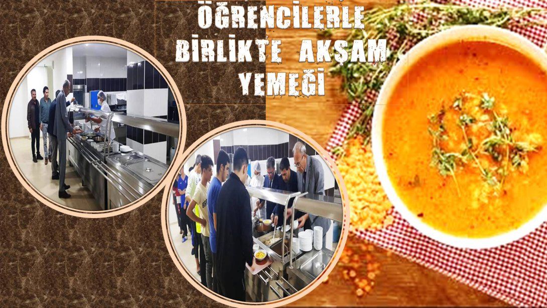 Didim İlçe Milli Eğitim Müdürü  AKDEMİR Öğrencilerle Birlikte Akşam Yemeği Etkinliği Düzenlendi.