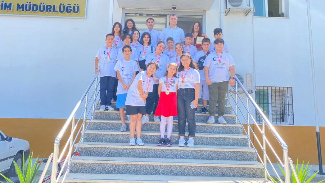 İlçemiz Anadolu İmam Hatip Ortaokulu Öğrencilerinden Müdürlüğümüze Ziyaret