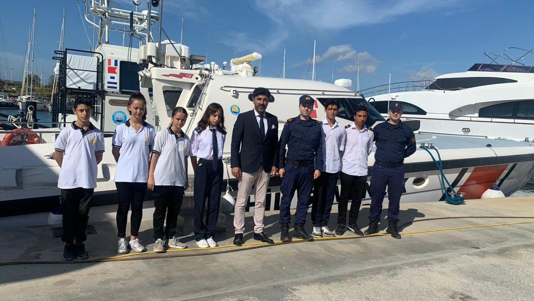 Didim MTAL Öğrencileri, Sahil Güvenlik Komutanlığını Ziyaret Ettiler 